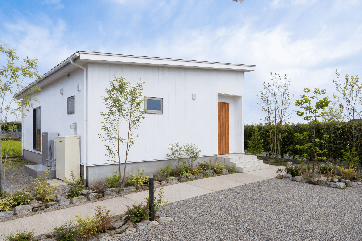 住まいと調和した庭づくりのイメージ